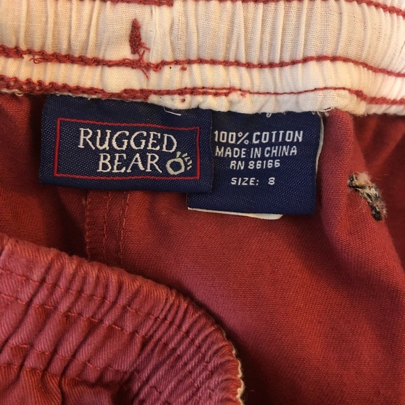 Rugged bear boys chino dog embroidered pants - Picture 3 of 3